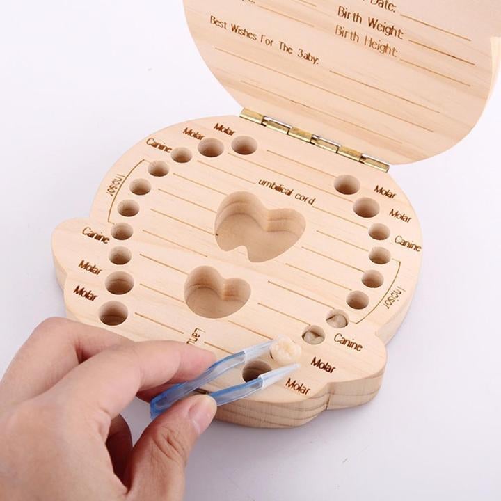 Baby Wooden Teeth Organizer